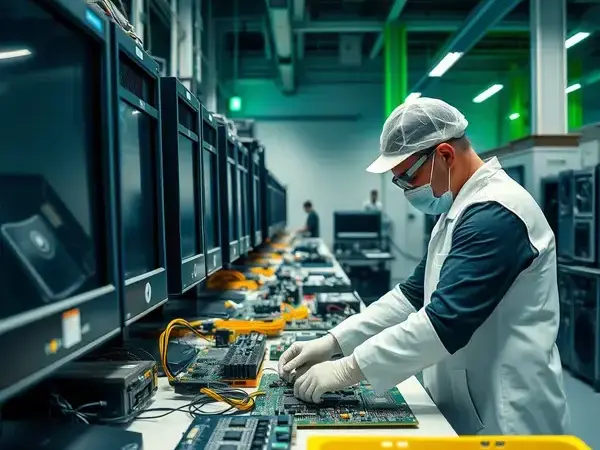 E-waste processing project